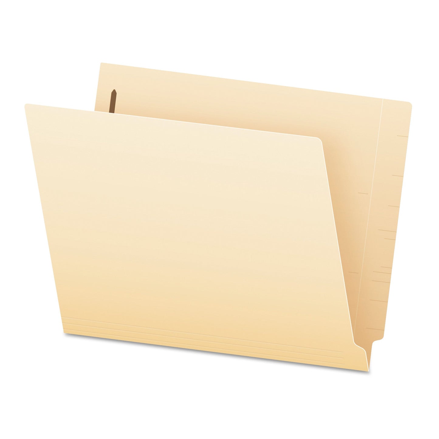 Pendaflex SmartShield End Tab Fastener Folders, 1 Fastener, Letter Size, Manila Exterior, 50/Box