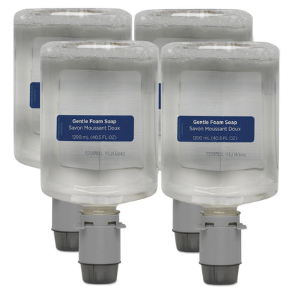 Georgia Pacific Pacific Blue Ultra Foam Soap Manual Dispenser Refill, Fragrance-Free, 1,200 mL, 4/Carton