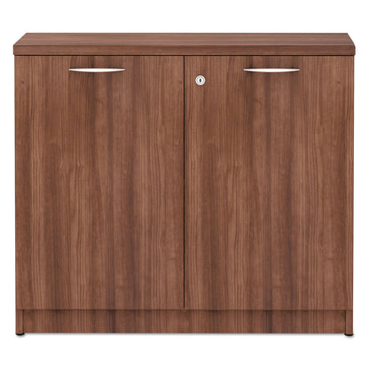 Alera Valencia Series Storage Cabinet, 34.3w x 22.88d x 29.5h, Modern Walnut