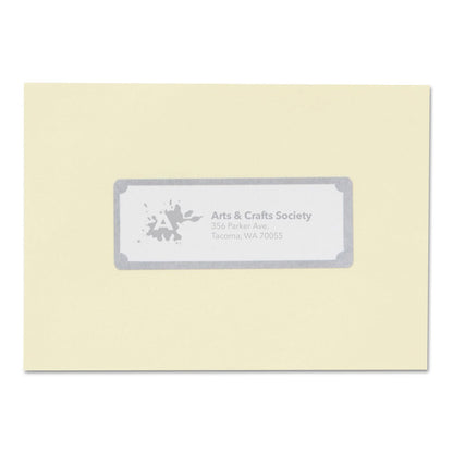 Avery White Easy Peel Address Labels w/ Border, Inkjet Printers, 1 x 2.63, White, 30/Sheet, 10 Sheets/Pack