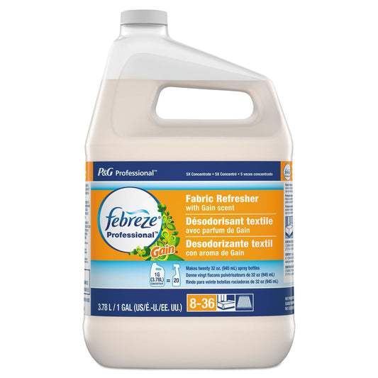 Febreze Professional Deep Penetrating Fabric Refresher, Gain Original, 1 gal Bottle, 2/Carton