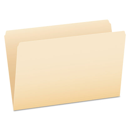 Pendaflex Manila File Folders, Straight Tabs, Legal Size, 0.75" Expansion, Manila, 100/Box