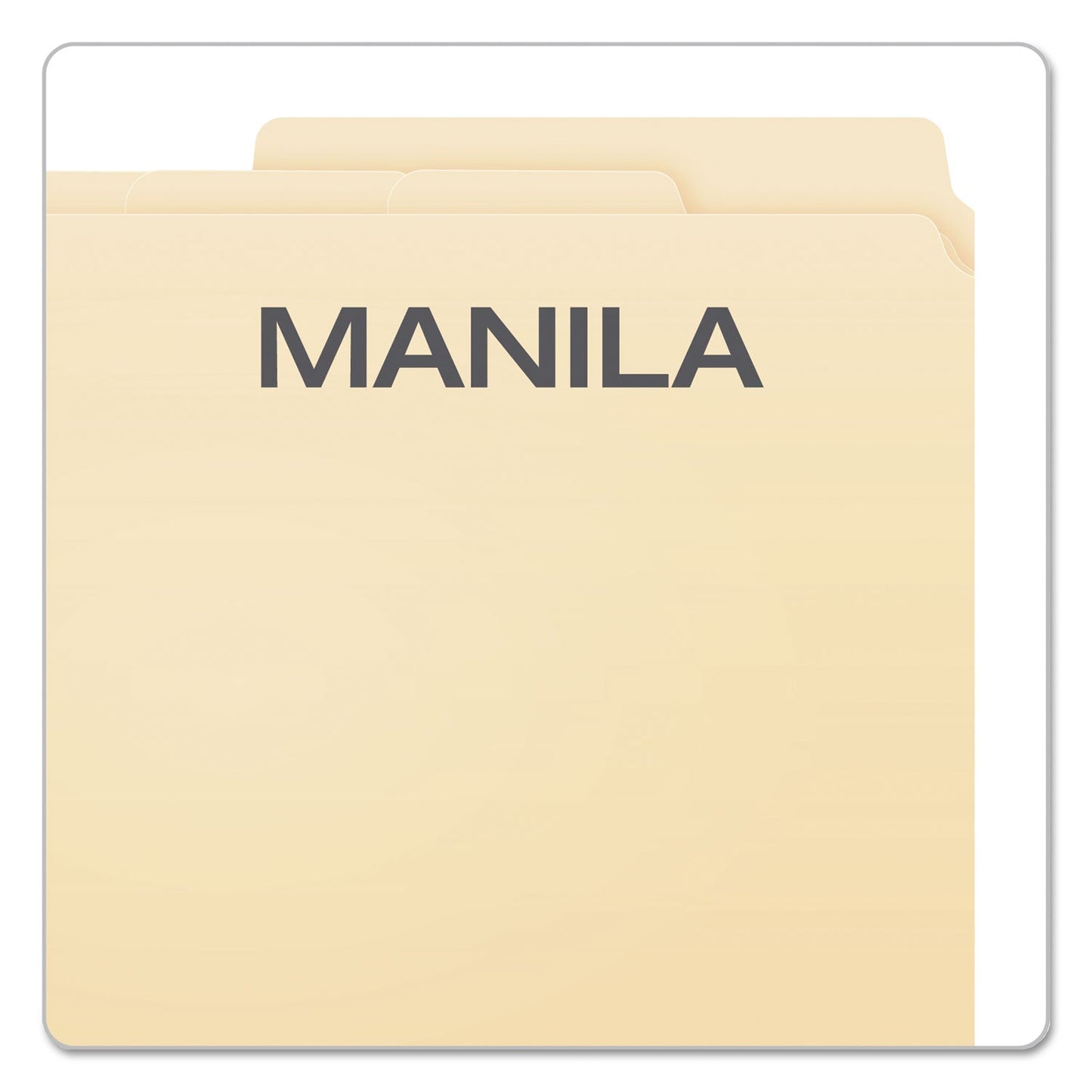 Pendaflex Divide It Up File Folder, 1/2-Cut Tabs: Assorted, Letter Size, 0.75" Expansion, Manila, 24/Pack