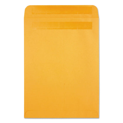 Quality Park Redi-Seal Catalog Envelope, #10 1/2, Cheese Blade Flap, Redi-Seal Adhesive Closure, 9 x 12, Brown Kraft, 250/Box