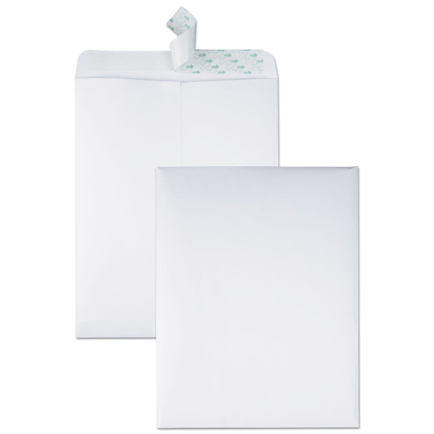 Quality Park Redi-Strip Catalog Envelope, #13 1/2, Cheese Blade Flap, Redi-Strip Adhesive Closure, 10 x 13, White, 100/Box