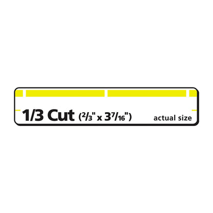Avery Permanent TrueBlock File Folder Labels with Sure Feed Technology, 0.66 x 3.44, White, 30/Sheet, 50 Sheets/Box