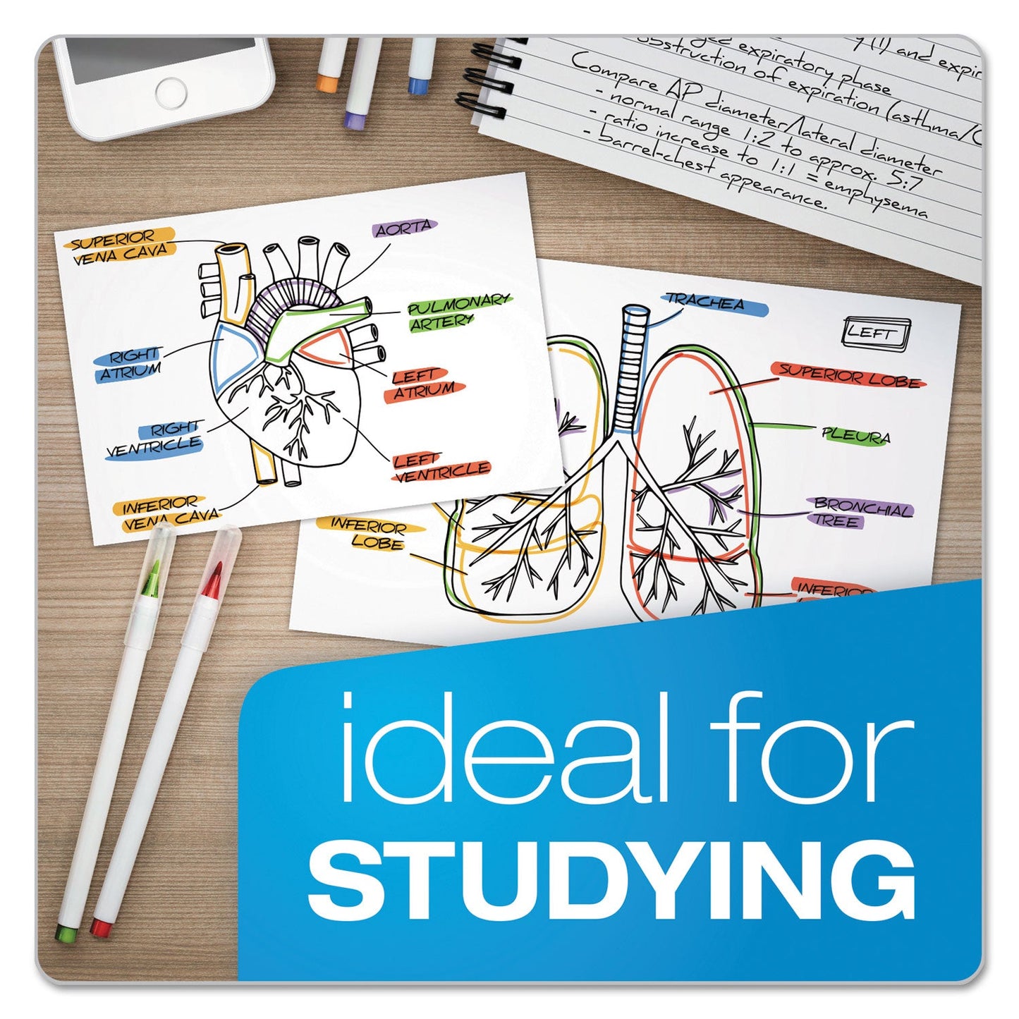 Oxford Unruled Index Cards, 4 x 6, White, 100/Pack