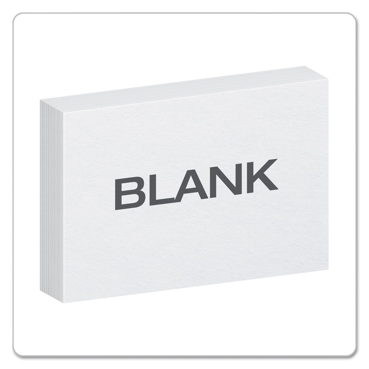 Oxford Unruled Index Cards, 4 x 6, White, 100/Pack