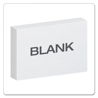 Oxford Unruled Index Cards, 4 x 6, White, 100/Pack