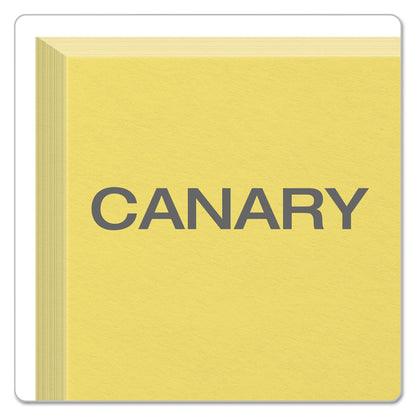 Oxford Unruled Index Cards, 3 x 5, Canary, 100/Pack