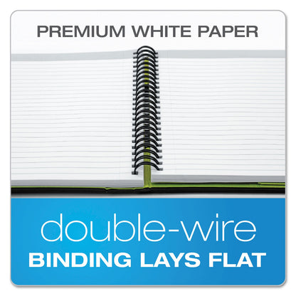 Oxford Idea Collective Professional Wirebound Hardcover Notebook, 1 Subject, Medium/College Rule, Black Cover, 8 x 5.5, 80 Sheets