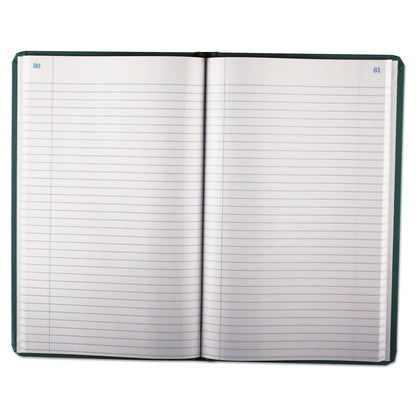 Boorum & Pease Account Record Book, Record-Style Rule, Blue Cover, 11.75 x 7.25 Sheets, 150 Sheets/Book