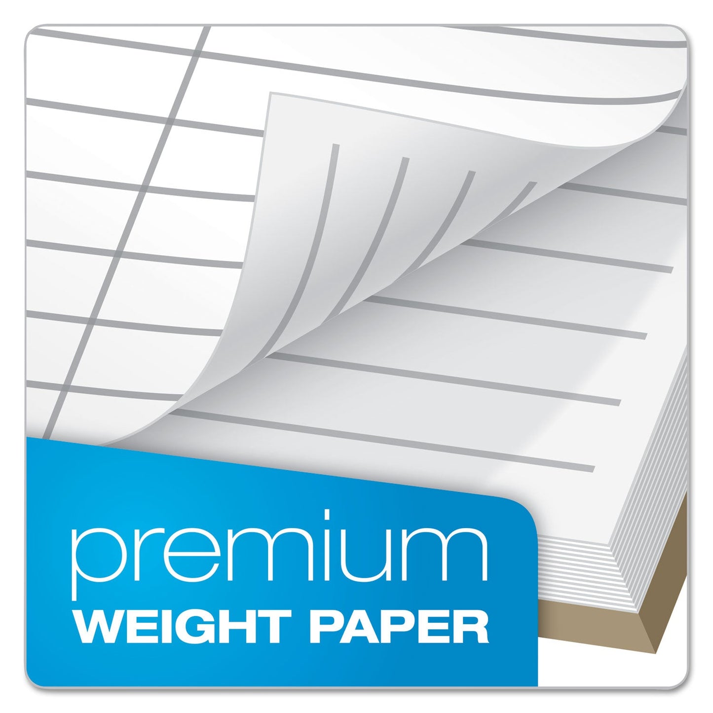 Ampad Gold Fibre Steno Pads, Gregg Rule, Designer Diamond Pattern Gray/Gold Cover, 100 White 6 x 9 Sheets