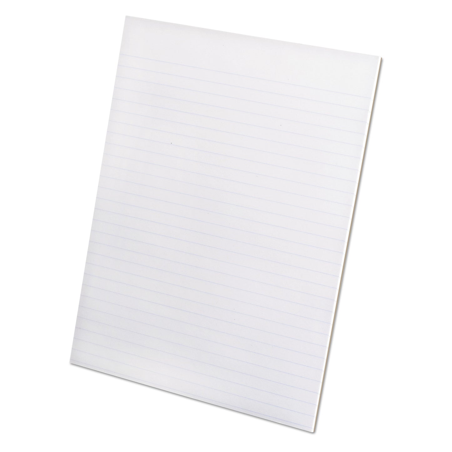 Ampad Recycled Glue Top Pads, Wide/Legal Rule, 50 White 8.5 x 11 Sheets, Dozen