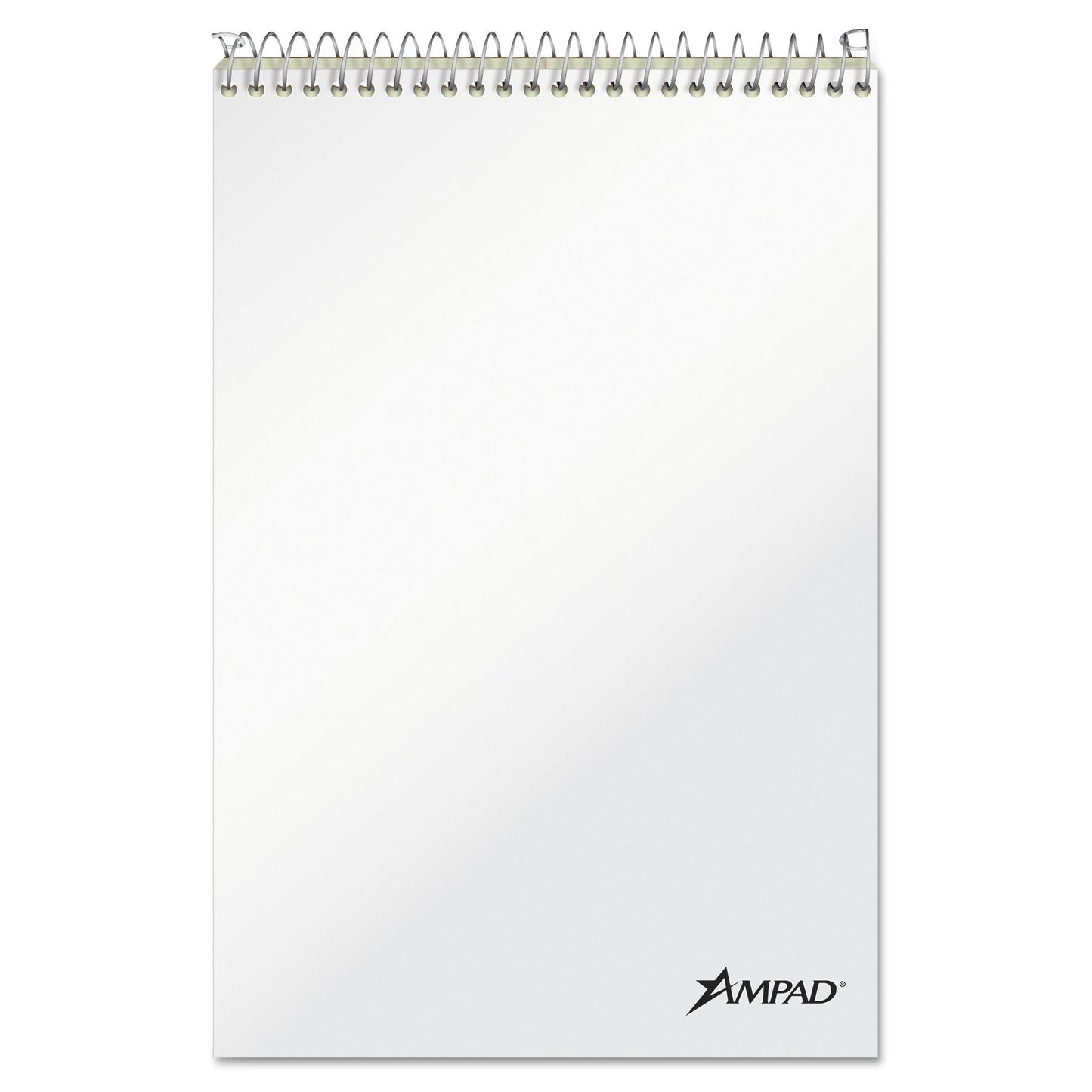 Ampad Steno Pads, Gregg Rule, Tan Cover, 70 Green-Tint 6 x 9 Sheets, 6/Pack