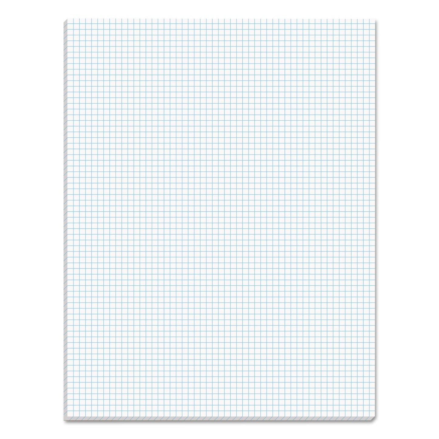 TOPS Quadrille Pads, Quadrille Rule (6 sq/in), 50 White 8.5 x 11 Sheets