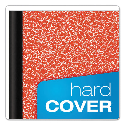 TOPS Composition Book, Wide/Legal Rule, Randomly Assorted Marble Covers, 9.75 x 7.5, 100 Sheets