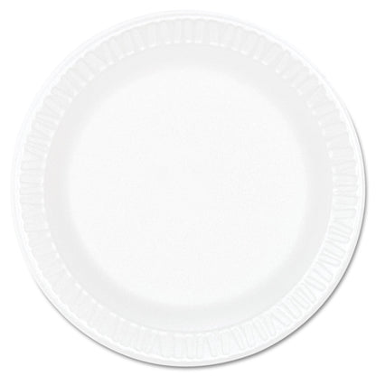 Dart Concorde Foam Plate, 6" dia, White, 1,000/Carton