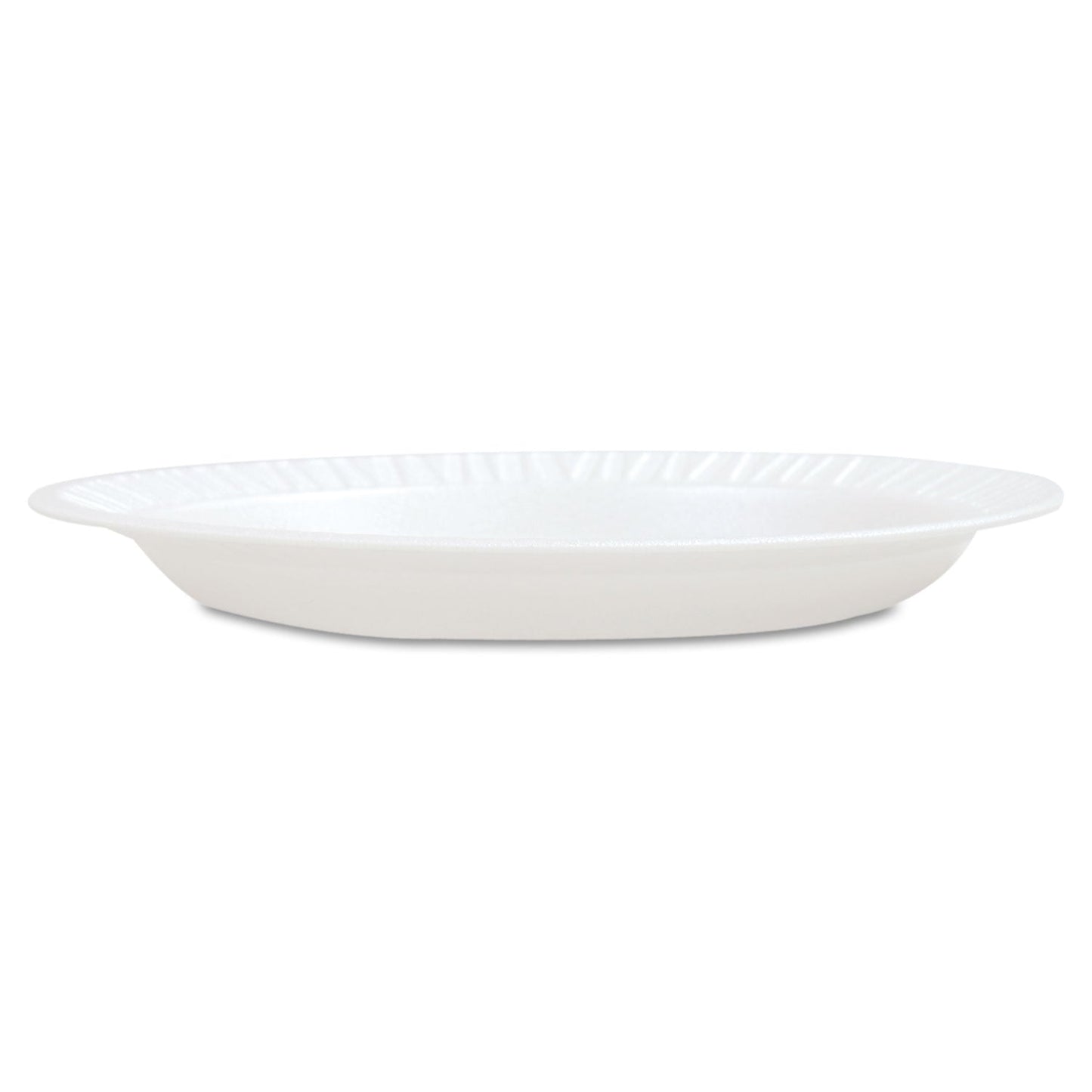 Dart Concorde Foam Plate, 6" dia, White, 1,000/Carton