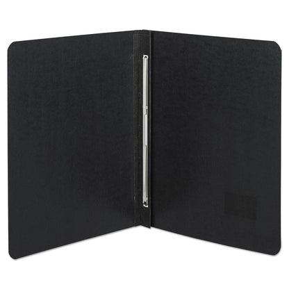 ACCO PRESSTEX Report Cover with Tyvek Reinforced Hinge, Side Bound, Two-Piece Prong Fastener, 3" Capacity, 8.5 x 11, Black/Black