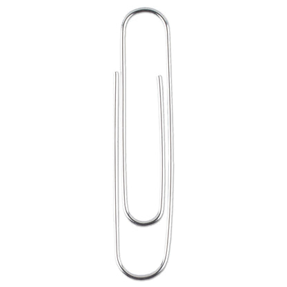 ACCO Premium Heavy-Gauge Wire Paper Clips, Jumbo, Smooth, Silver, 100 Clips/Box, 10 Boxes/Pack