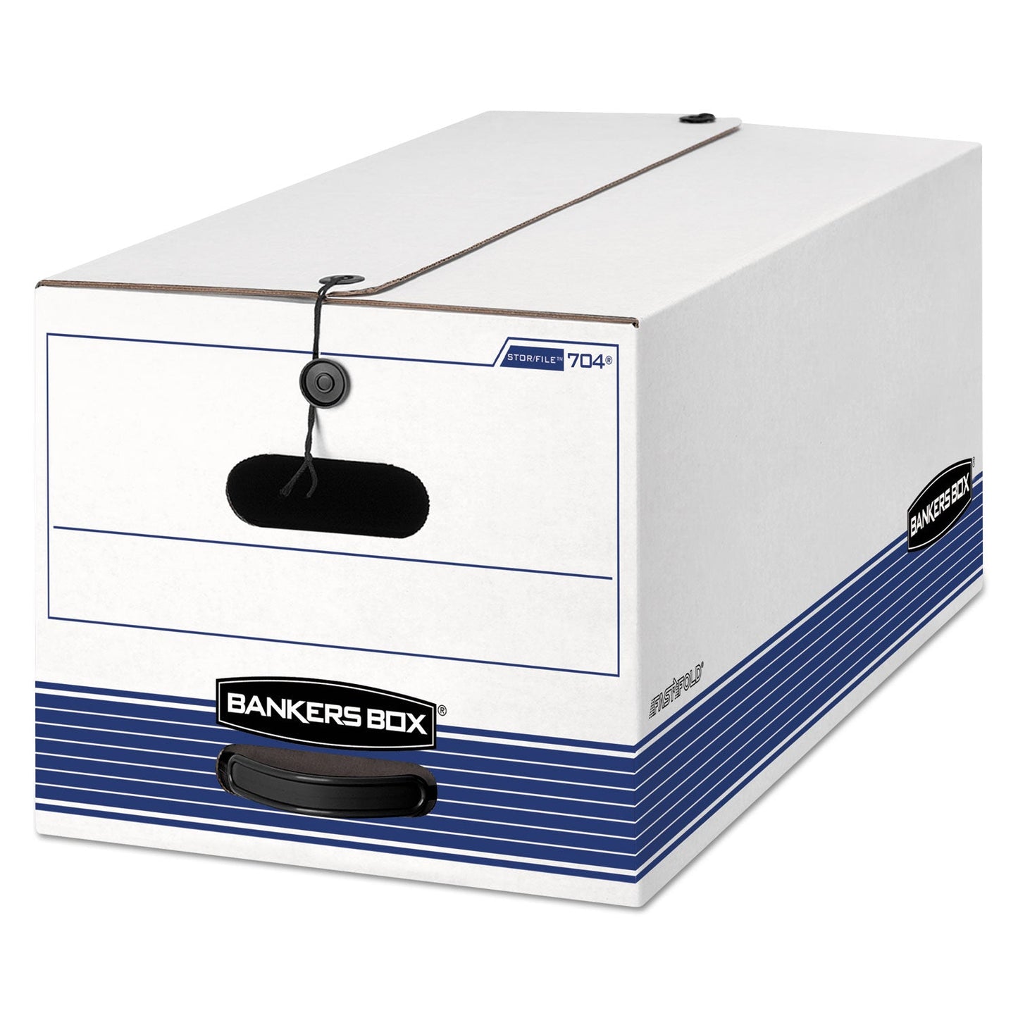 Bankers Box STOR/FILE Medium-Duty Strength Storage Boxes, Letter Files, 12" x 24.13" x 10.25", White, 20/Carton