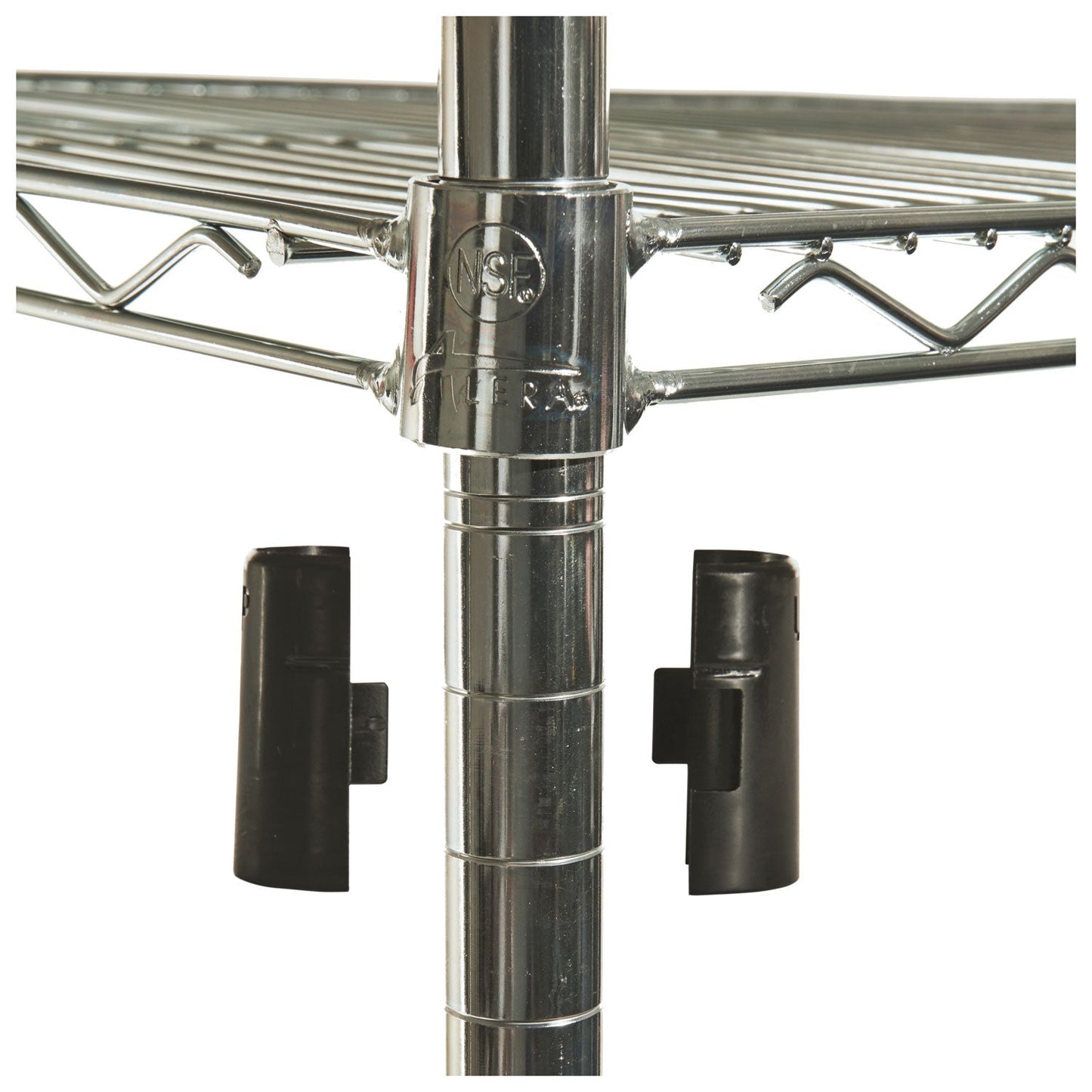 Alera NSF Certified Industrial Four-Shelf Wire Shelving Kit, 48w x 24d x 72h, Silver