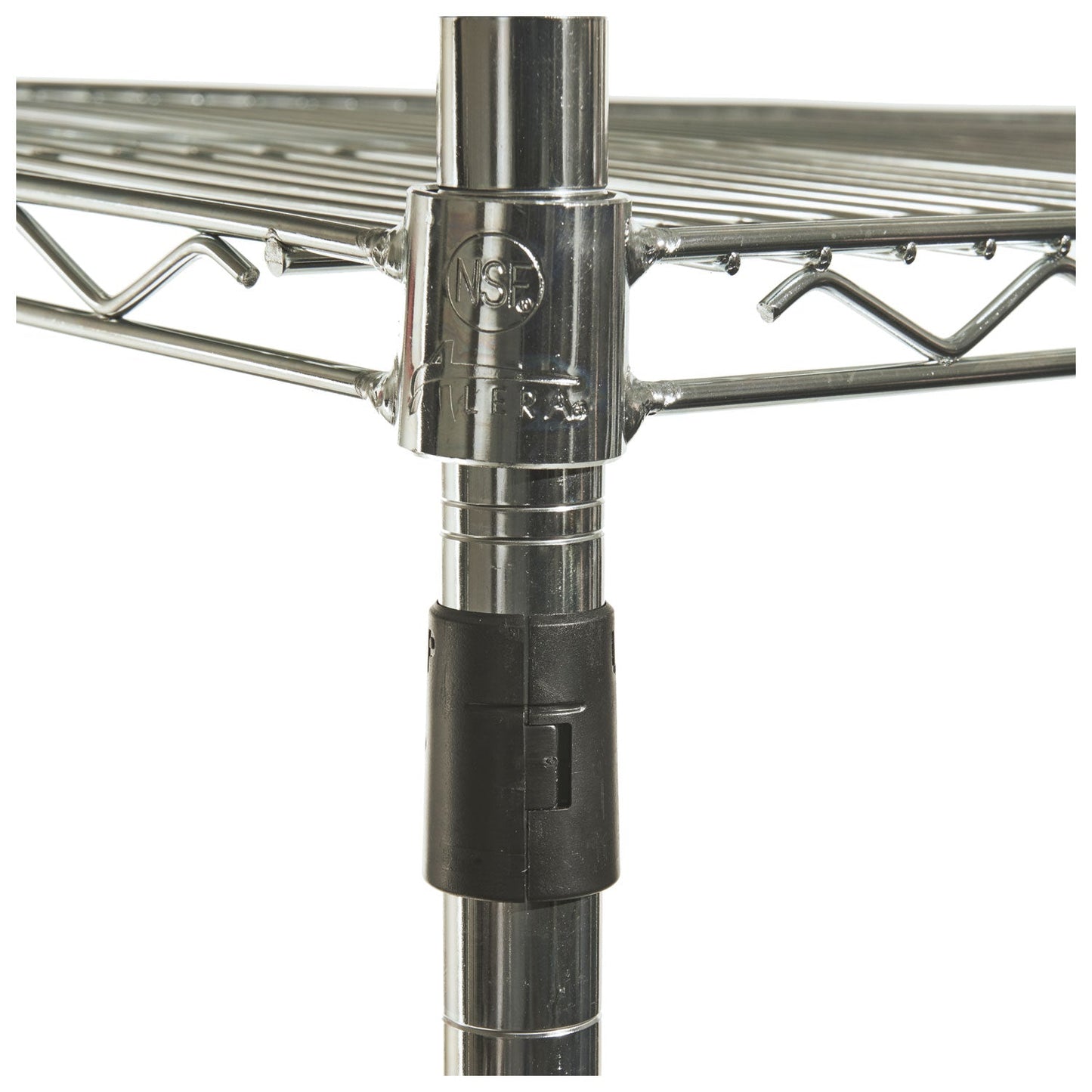 Alera NSF Certified Industrial Four-Shelf Wire Shelving Kit, 36w x 24d x 72h, Silver