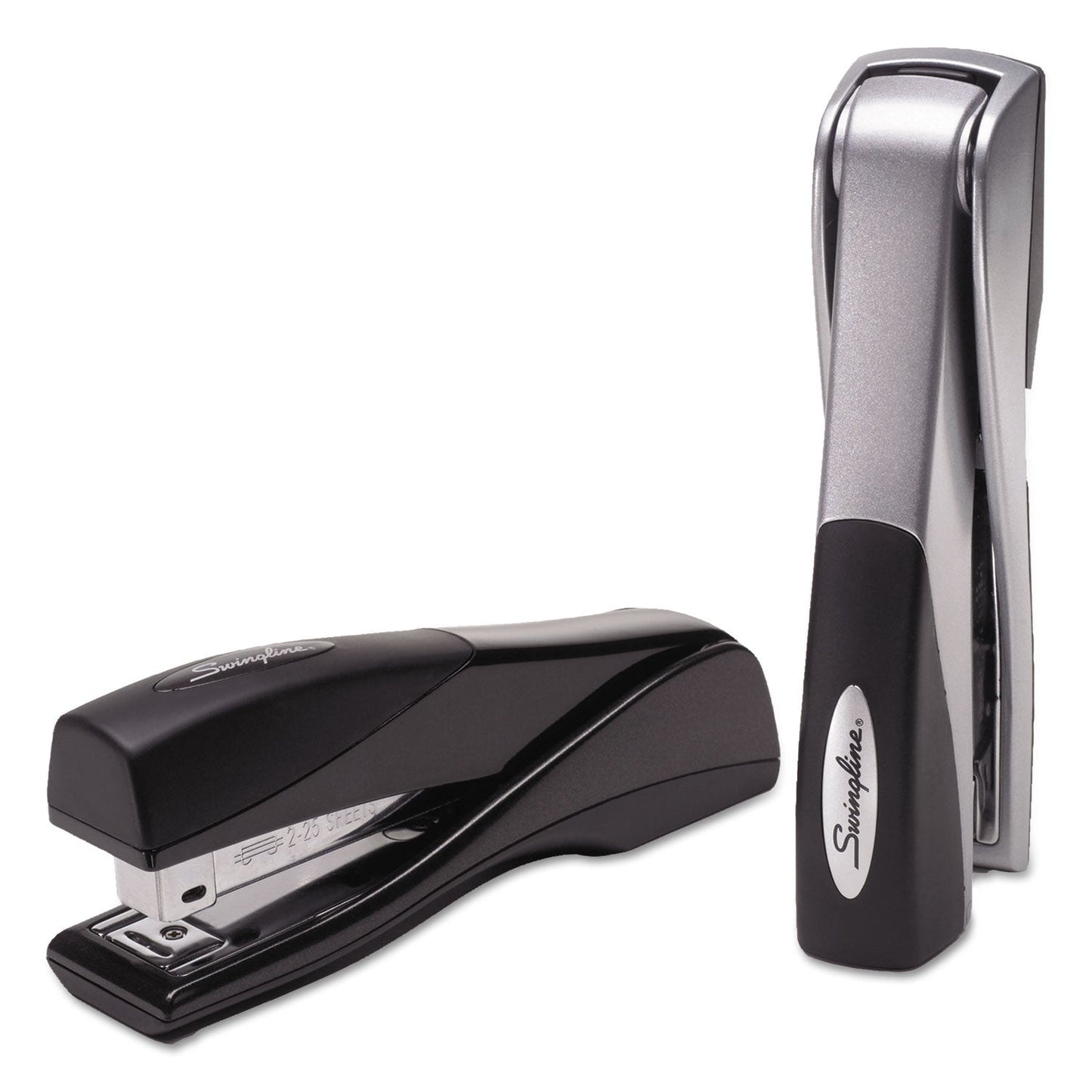 Swingline Optima Grip Full Strip Stapler, 25-Sheet Capacity, Silver