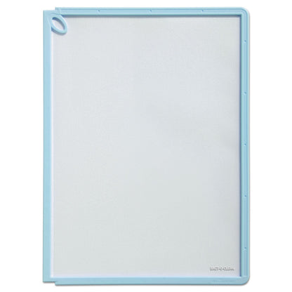 Durable SHERPA Style Desk-Mount Reference System, 10 Panel, 20 Sheet Capacity, Blue/Gray