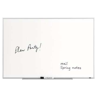 Quartet Dry Erase Board, Melamine Surface, 36 x 24, Silver Aluminum Frame