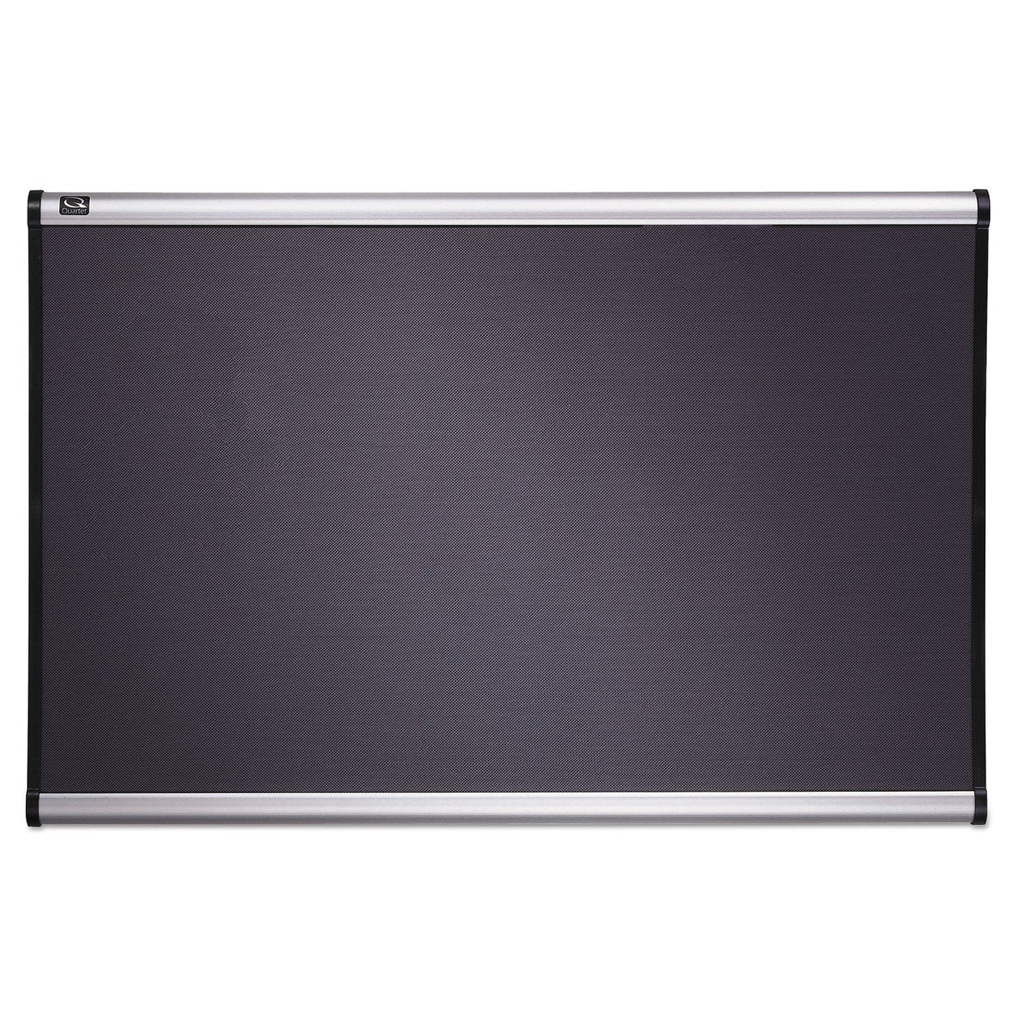 Quartet Prestige Bulletin Board, Diamond Mesh Fabric, 36 x 24, Gray/Aluminum Frame
