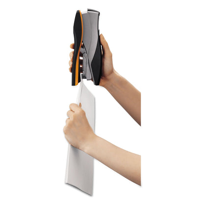 Swingline Optima 40 Desktop Stapler, 40-Sheet Capacity, Silver/Black/Orange