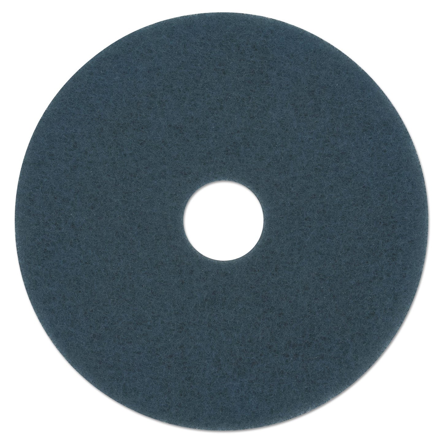Boardwalk Scrubbing Floor Pads, 16" Diameter, Blue, 5/Carton