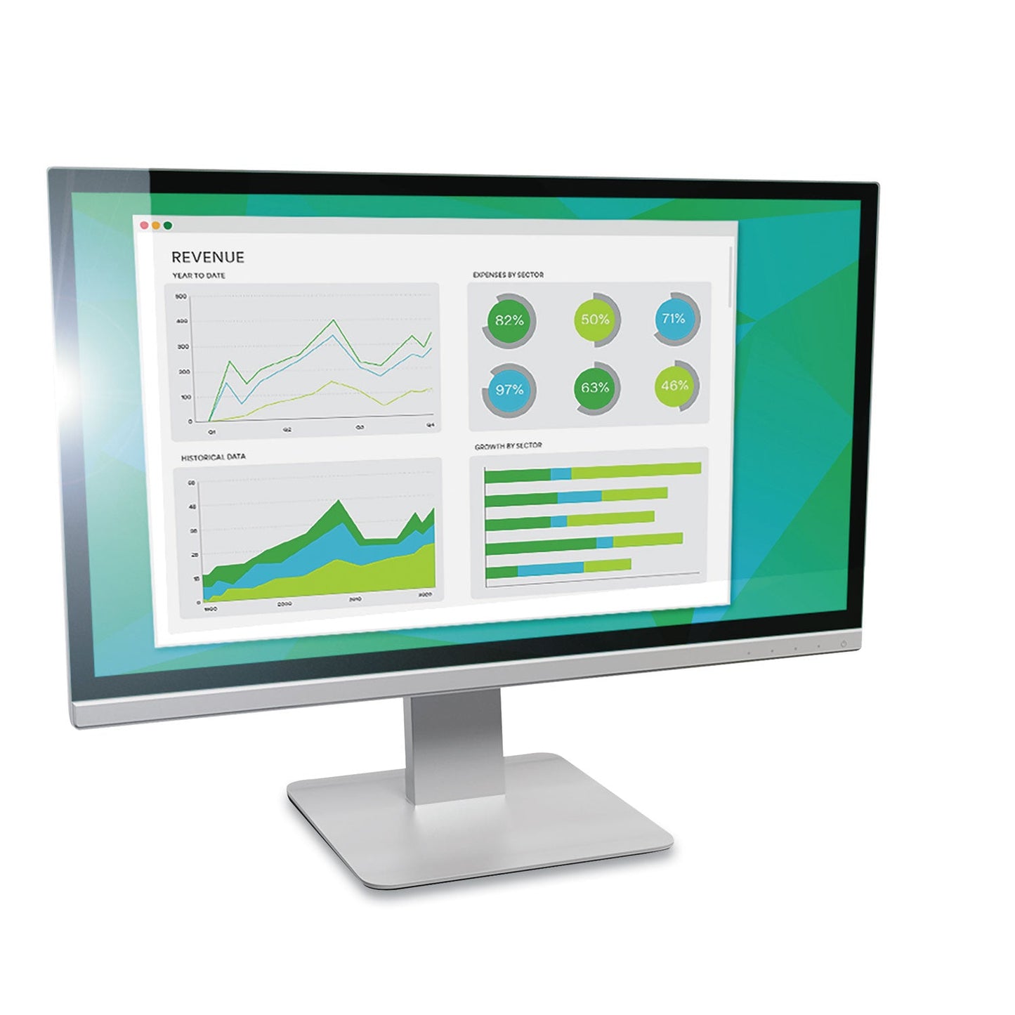 3M Antiglare Frameless Filter for 24" Widescreen Monitor, 16:10 Aspect Ratio