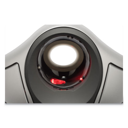 Kensington Orbit Optical Trackball Mouse, USB 2.0, Left/Right Hand Use, Black/Silver