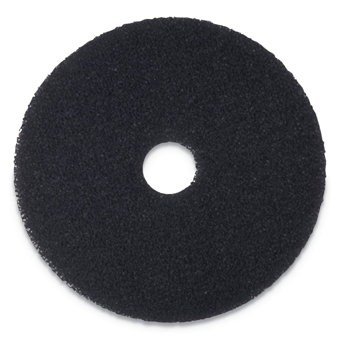 Boardwalk Stripping Floor Pads, 14" Diameter, Black, 5/Carton