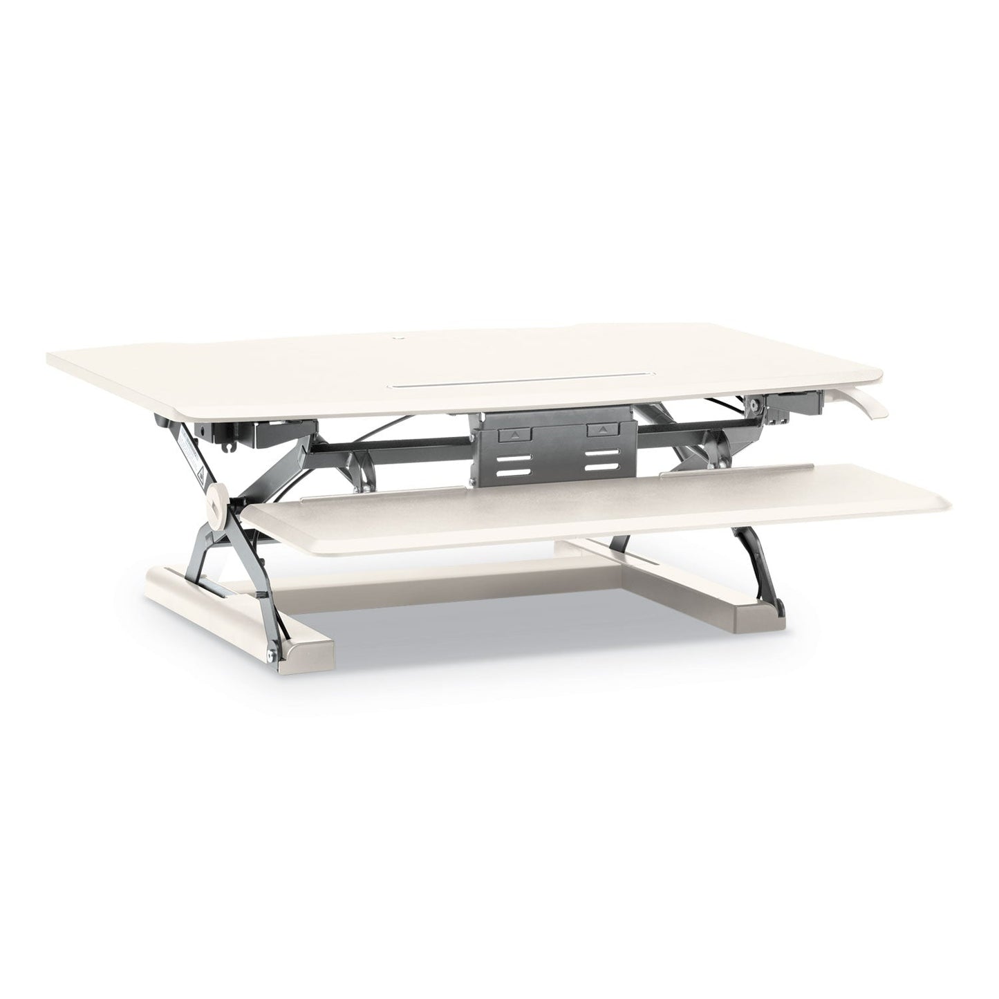 HON Coordinate Portable Desktop Riser, 35.04" x 31.1" x 5" to 16.54", White