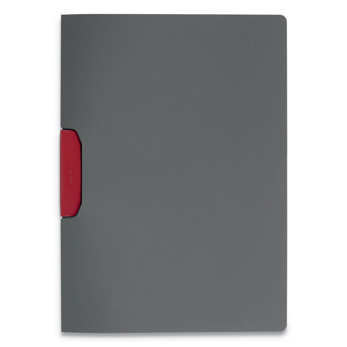 Durable DURASWING Report Cover, Clip Fastener, 8.5 x 11, Graphite/Graphite, 5/Pack