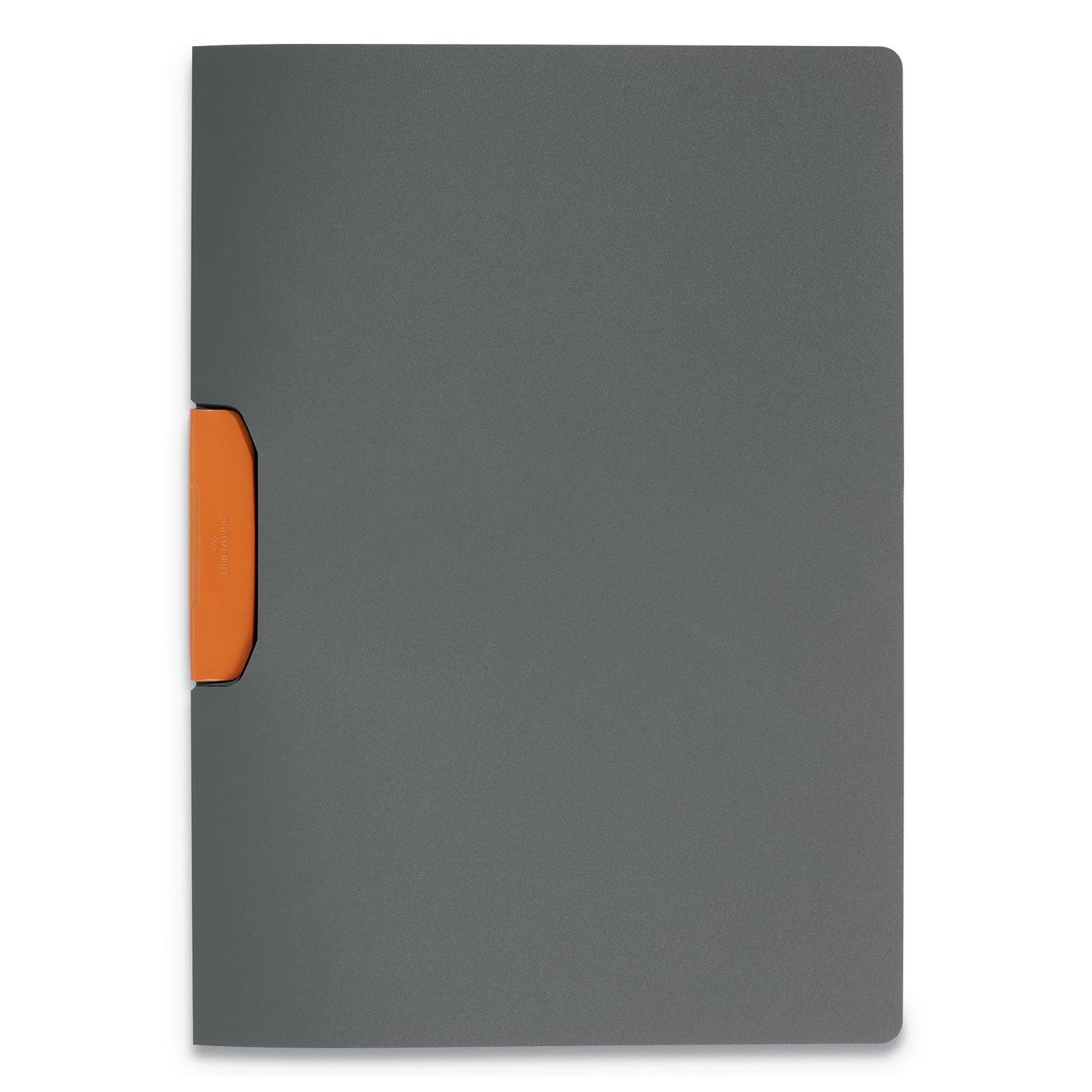Durable DURASWING Report Cover, Clip Fastener, 8.5 x 11, Graphite/Graphite, 5/Pack