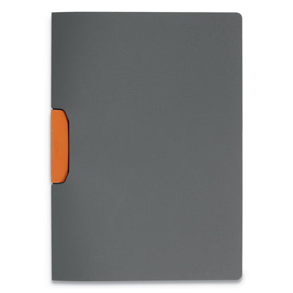 Durable DURASWING Report Cover, Clip Fastener, 8.5 x 11, Graphite/Graphite, 5/Pack