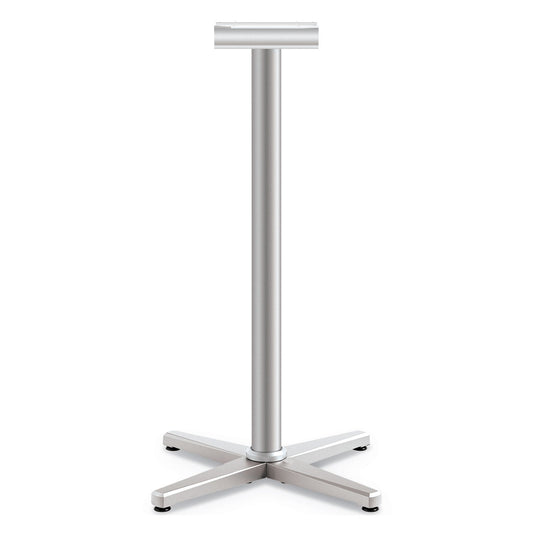 HON Arrange X-Leg Base for 30" to 36" Tops, 25.59w x 25.59d x 40h, Silver