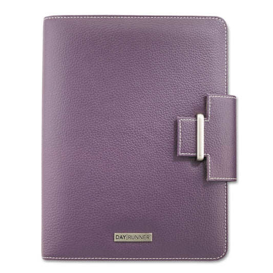AT-A-GLANCE Terramo Refillable Planner, 8.5 x 5.5, Eggplant Cover, 12-Month (Jan to Dec): Undated