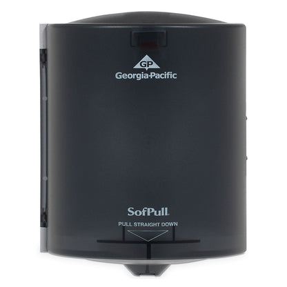 Georgia Pacific SofPull Center Pull Hand Towel Dispenser, 10.88 x 10.38 x 11.5, Smoke