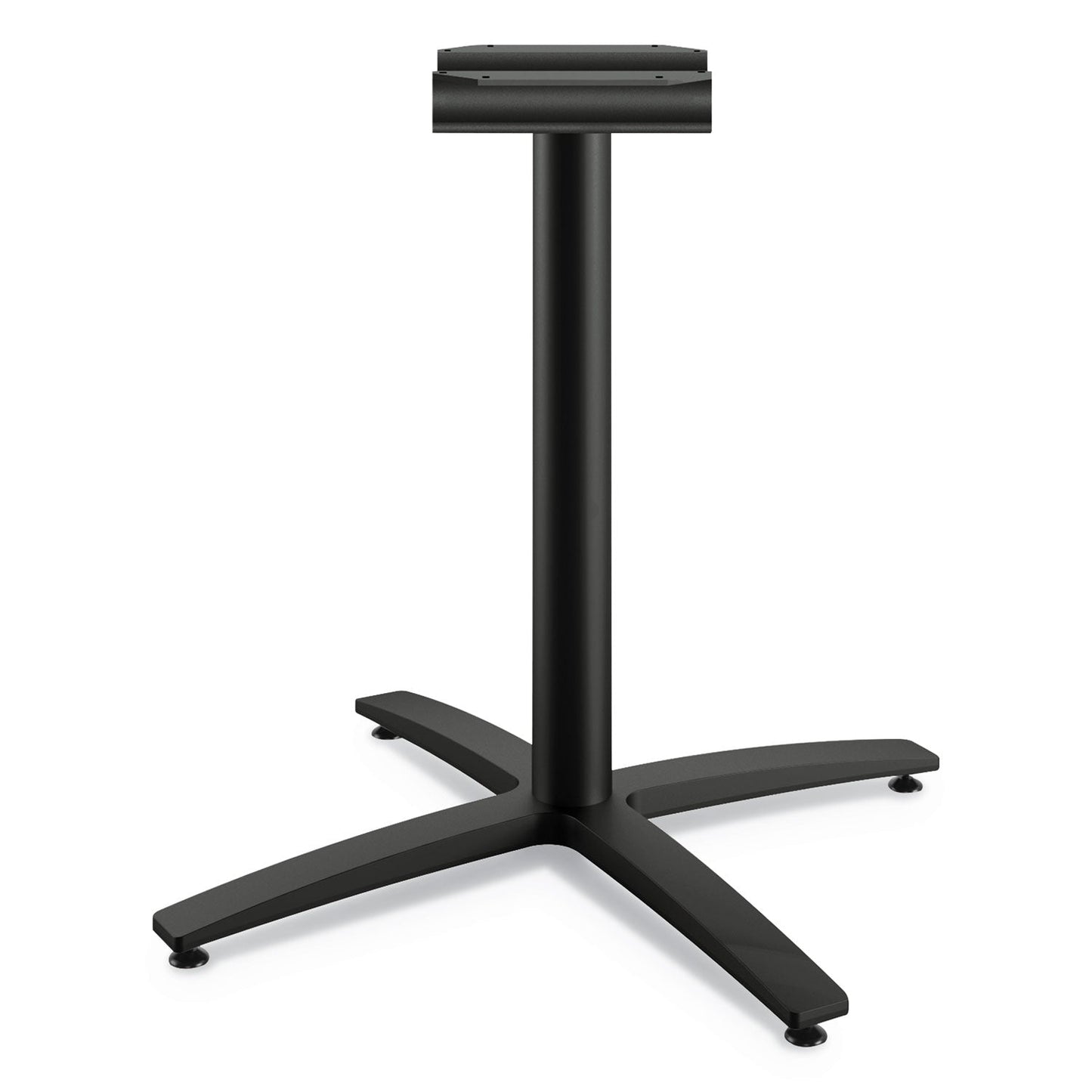 HON Between Seated-Height X-Base for 30" to 36" Table Tops, 26.18w x 29.57h, Black