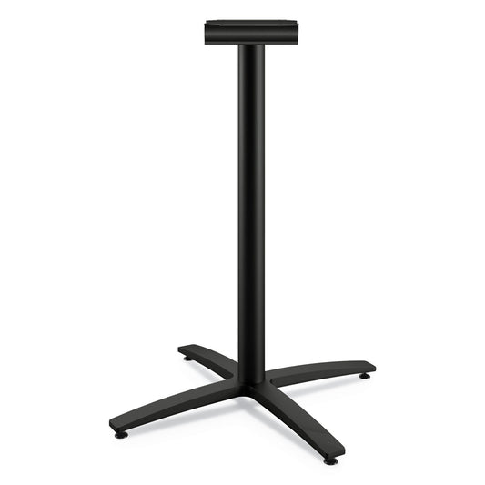 HON Between Standing-Height X-Base for 30" to 36" Table Tops, 26.18w x 41.12h, Black