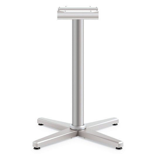 HON Arrange X-Leg Base for 30" to 36" Tops, 25.59w x 27.88h, Silver