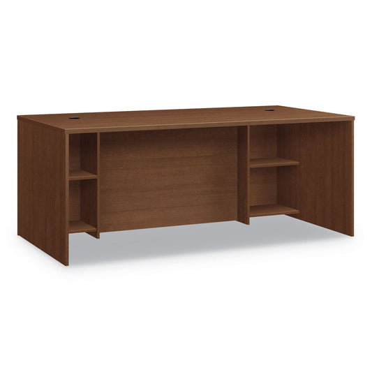 HON Foundation Breakfront Desk Shell, 72" x 36" x 29", Shaker Cherry