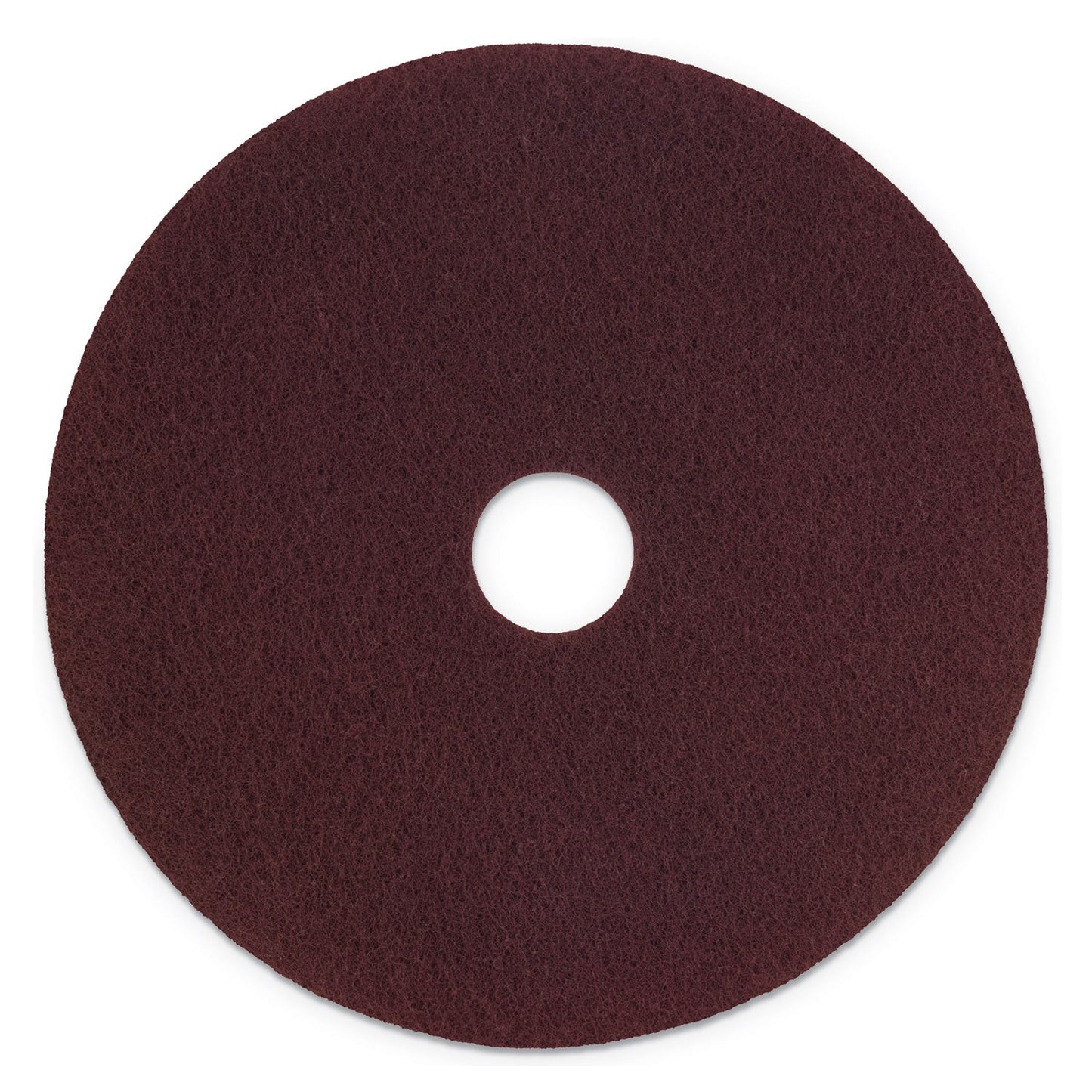 Scotch-Brite Surface Preparation Pad Plus, 17" Diameter, Maroon, 5/Carton