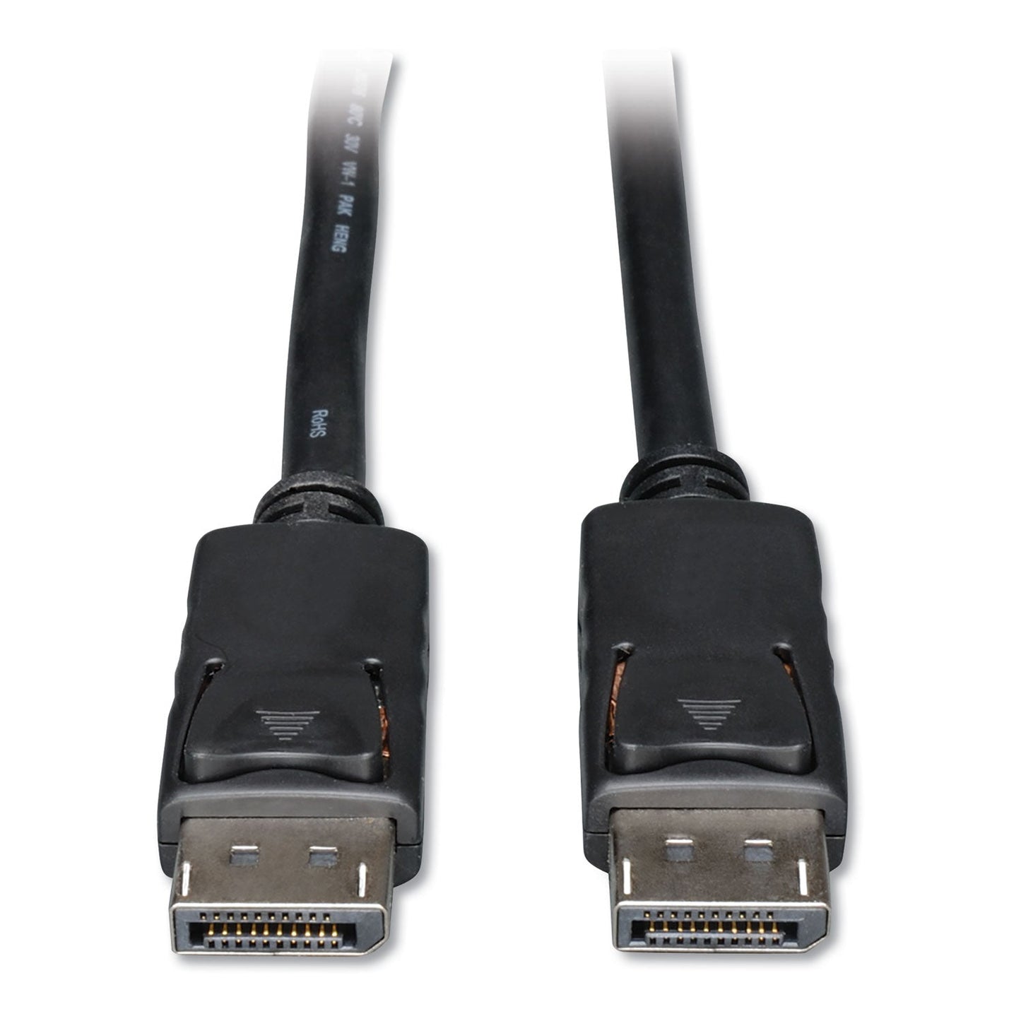 Tripp Lite DisplayPort to DisplayPort Cable 4K with Latches, 10 ft, Black